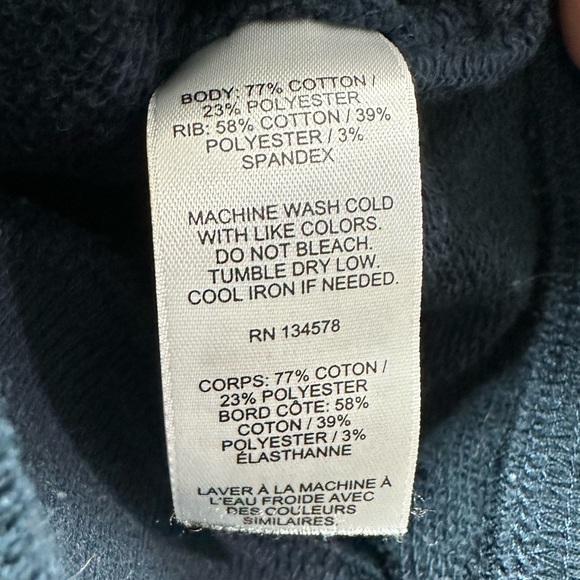 Vineyard Vines Navy Women’s Size M 1/4 Zip Sweatshirt - Picture 8 of 11